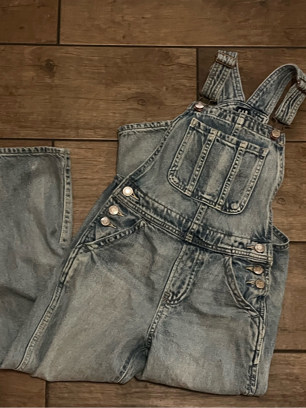 Light Wash Denim Overalls